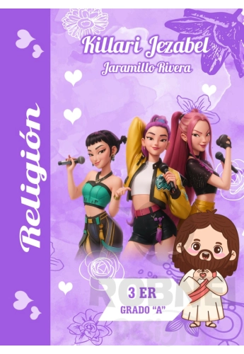 Guerreras-Kpop Portada Religion Morado